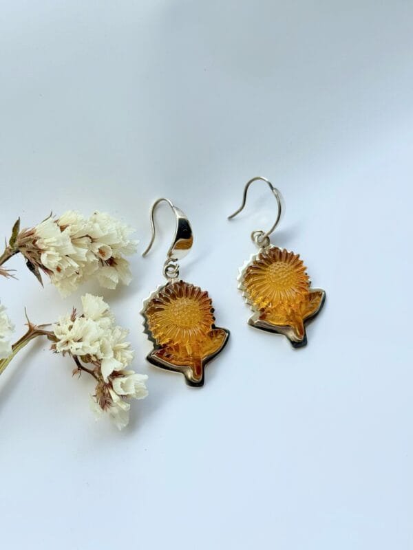 Juego de Girasoles Tallados - Imagen 3